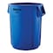 Rubbermaid Commercial 32 gal. Round Trash Can FG263200BLUE - alternate 4